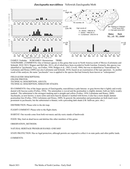 Moths of North Carolina - Early Draft 1