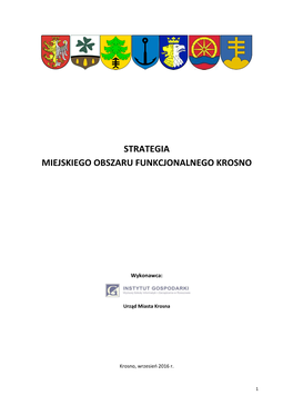 Strategia Miejskiego Obszaru Funkcjonalnego Krosno