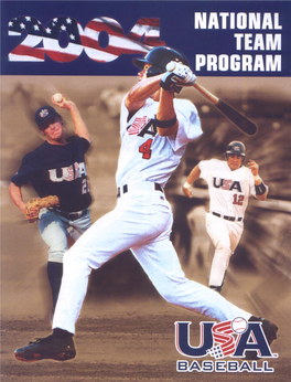 2004 Usa Baseball National Team Program