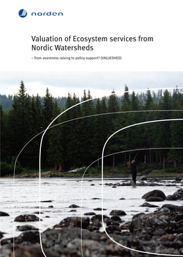 Valuation of Ecosystem Services from Nordic Watersheds