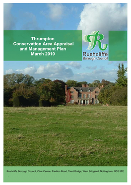 Thrumpton Appraisal and Management Plan