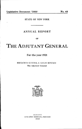 The Adjutant General