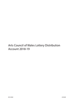 1985 Arts Council Wales 2018-19 CONV.Indd