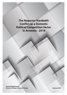 Karabakh Conflict and Elections in Armenia 2018