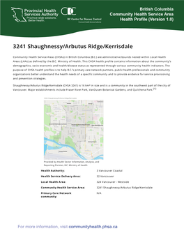 3241 Shaughnessy/Arbutus Ridge/Kerrisdale