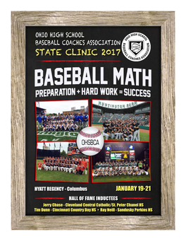 Ohio High School Baseball Coaches Association State Clinic 2017