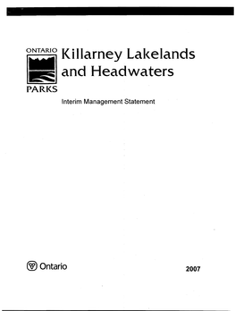 Killarney Lakelands and Headwaters Provincial Park
