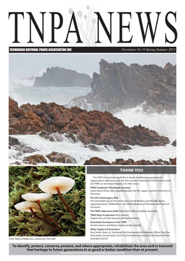 TNPA News Production (This Edition) Tasprint Pty Ltd, Bec Kurczok and Kevin Kiernan