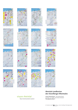 Mentale Landkarten Des Vorarlberger Rheintales