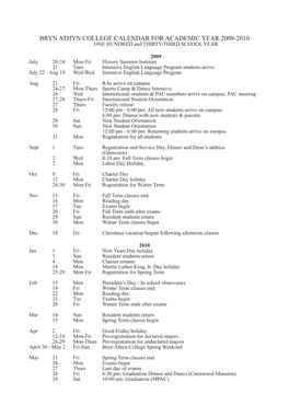 2009-2010 Academic Catalog