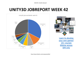 Unity3d Jobreport Week42