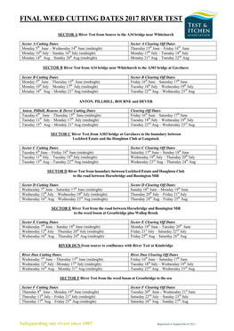 The Test & Itchen Assn E-Letter Template