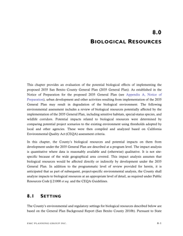 Biological Resources