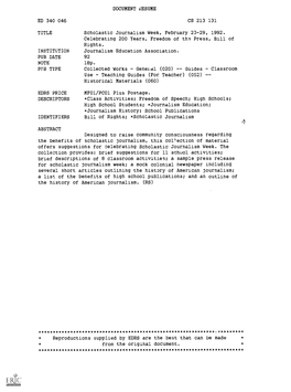 Page 1 DOCUMENT RESUME ED 340 046 CS 213 131 TITLE