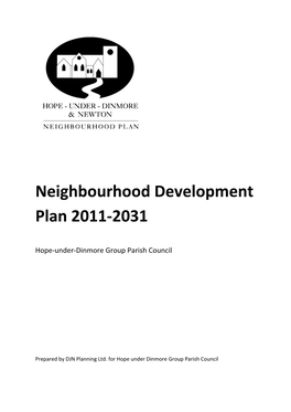 Hope Under Dinmore Neighbourhood Development Plan