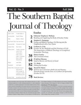 The Southern Baptist Journal of Theology