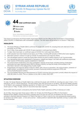 Final Covid-19 Update No. 2 Ds.Sq .Ds Who Ds 002.Sq Ds.Pdf (English)