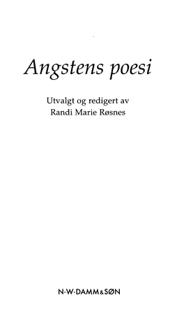 Angstens Poesi
