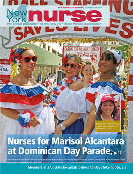 Nurses for Marisol Alcantara at Dominican Day Parade,P. 11