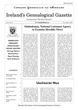 Ireland's Genealogical Gazette (May 2009)