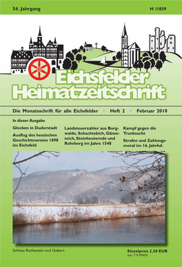 Die Monatsschrift Für Alle Eichsfelder · Heft 2 · Februar 2010 54. Jahrgang