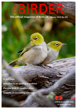 The Birder, No. 250, Winter 2019