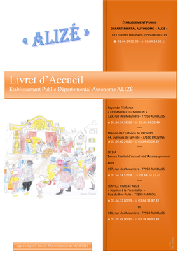 Livret D'accueil