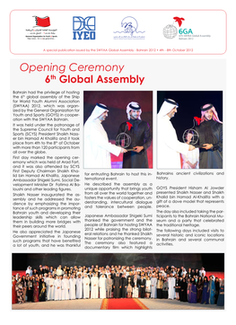 Opening Ceremony 6Th Global Assembly