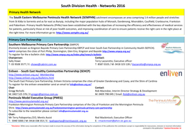 Southern Metropolitan Region - Diversity Plan Meet Bi Monthly – 4Th Wednesday of the Month at Various Community Agencies