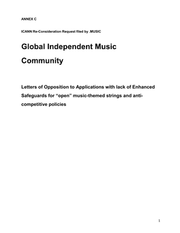 Global Independent Music Community