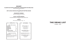 The Drink List October - 2019 Pilot Coffee Roasters Espresso 4