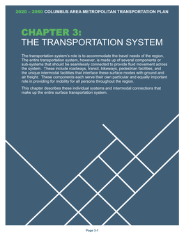 The Transportation System