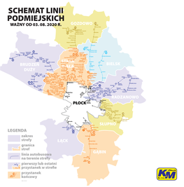 Schemat Linii Podmiejskich 110 Ważny Od 03