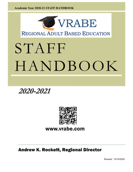 Staff Handbook