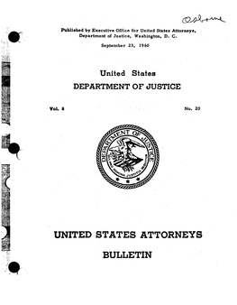 United States Attorneys Department of Justice Washinlton