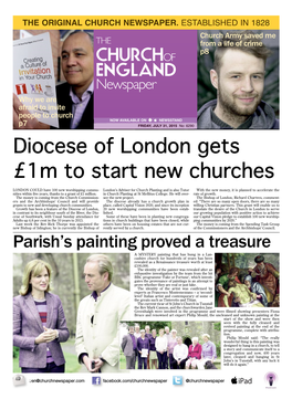 Diocese of London Gets £1M to Start New Churches