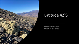 Latitude 42˚S