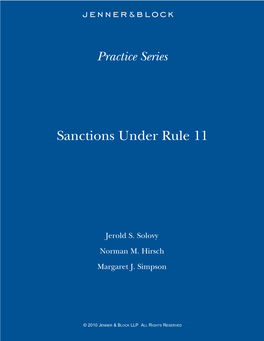 Sanctions Under Rule 11