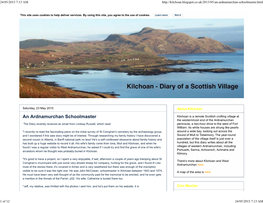 An Ardnamurchan Schoolmaster