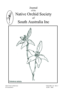 Native Orchid Society South Australia