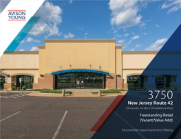 New Jersey Route 42 Turnersville, NJ 08012 (Philadelphia MSA) Freestanding Retail (Vacant/Value Add)