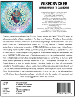 NLB 6701 WISECRVCKER the Supreme Paradigm CD