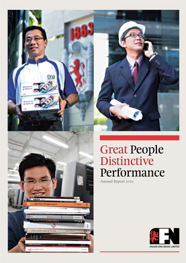 Great People Distinctive Performance Annual Report 2010 Great People Distinctive Performance