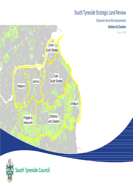 South Tyneside Strategic Land Review Character Area Site Assessments Boldons & Cleadon January 2018