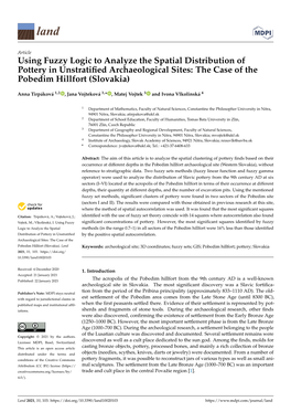 Using Fuzzy Logic to Analyze the Spatial Distribution of Pottery in Unstratified Archaeological Sites