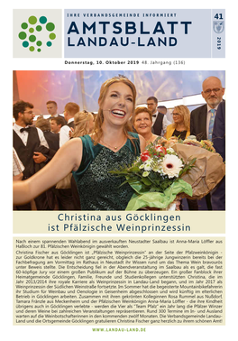 Amtsblatt 2019 Landau-Land