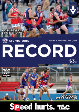 Afl Victoria Coburg Grab First 4 Points Chargers Start Strong Coburg Grab First 4 Points Chargers Start Strong