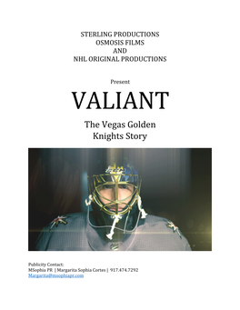 VALIANT the Vegas Golden Knights Story