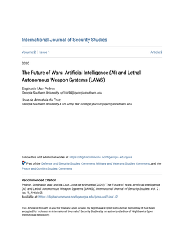 Artificial Intelligence (AI) and Lethal Autonomous Weapon Systems (LAWS)