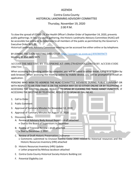 Contra Costa County Board of Supervisors Triennial Sunset Review of Appointed Boards, Committees, & Commissions Phase 1